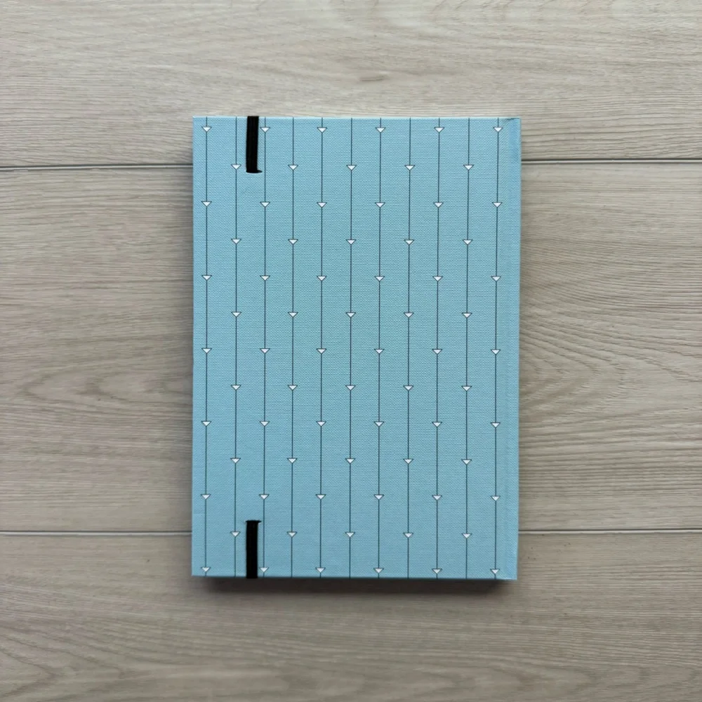 Prada Notebook with Black Elastic